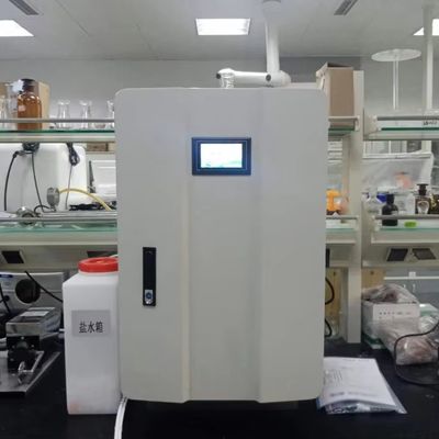 Купить Электрический автоконтроль PLC  Гипохлоровая кислота генератор 100G / h для стерилизации и дезодорирования животноводства Производство в сети
