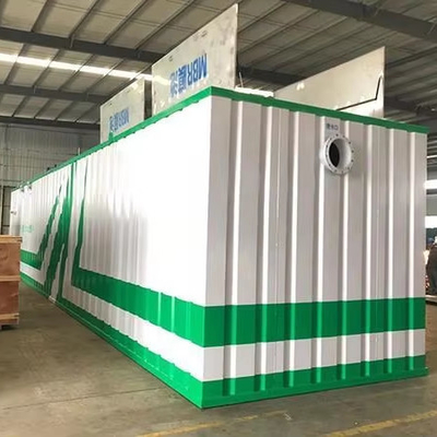 Купить Электрический автоконтроль PLC Siemens Интегрированная нержавеющая сталь Mbbr Пакет Контейнеризированный бытовой и промышленный очистный завод online manufacture