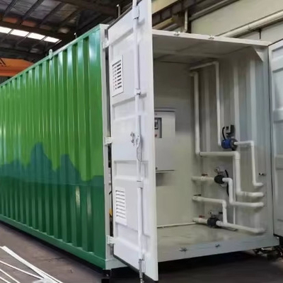 Купить 50/100/200m3/d MBR Bioreactor Контейнеризированный завод по очистке сточных вод с электрическим автоматическим управлением PLC Siemens Compact Design online manufacture