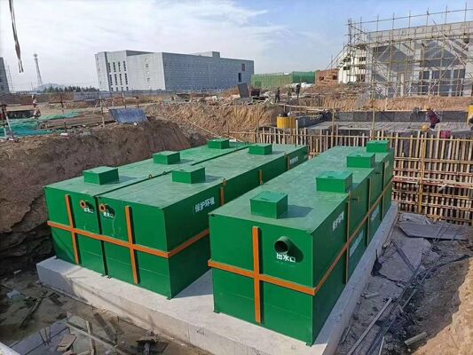 Купить Установка MBBR для очистки сточных вод производительностью 10-1000 м3/сут с автоматическим управлением, снижающая CODcr и BOD5 на 95% Производство в сети