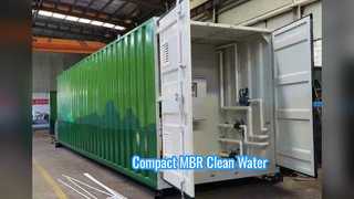 Компактная установка очистки сточных вод MBR